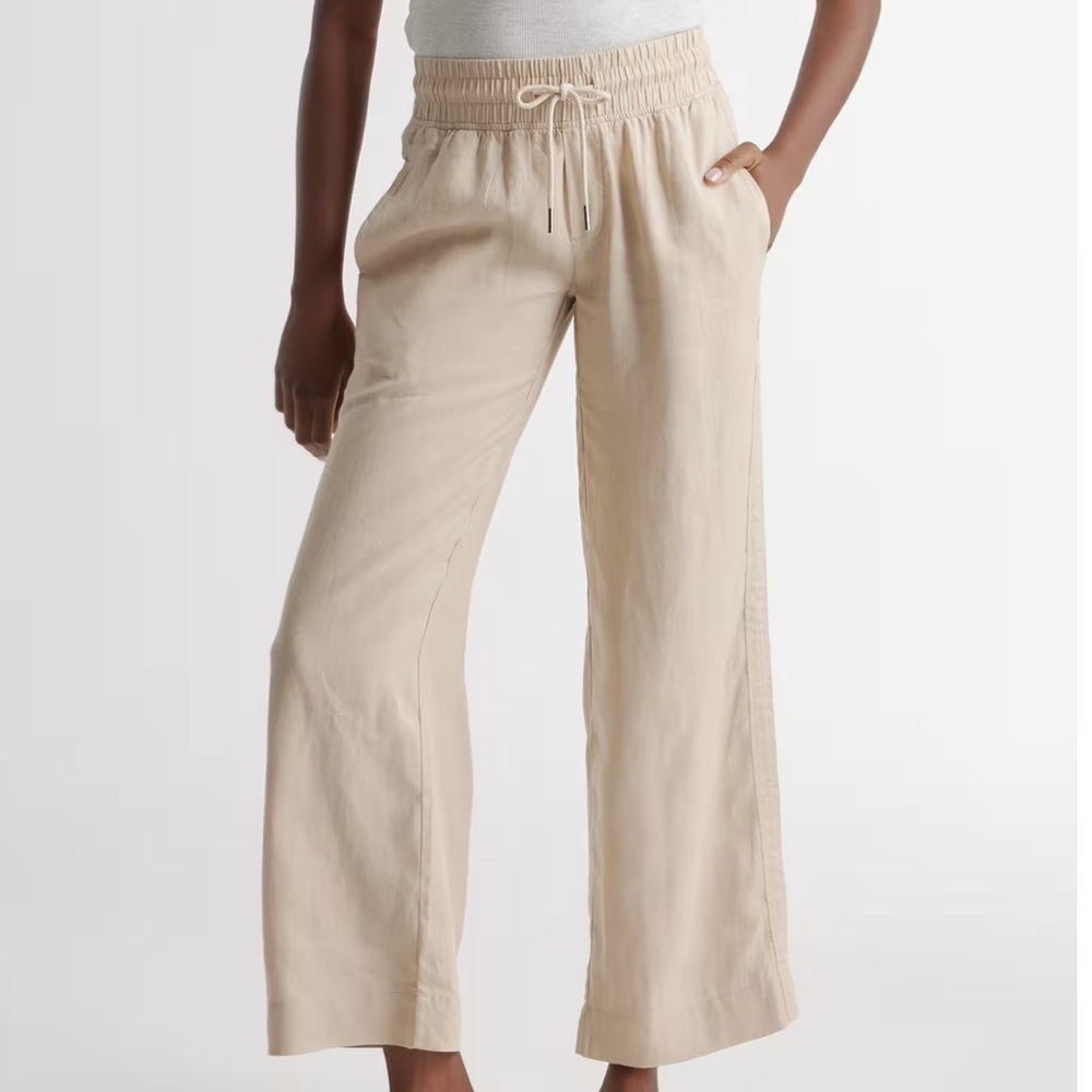 Quince 100% European Linen Wide Leg Pants